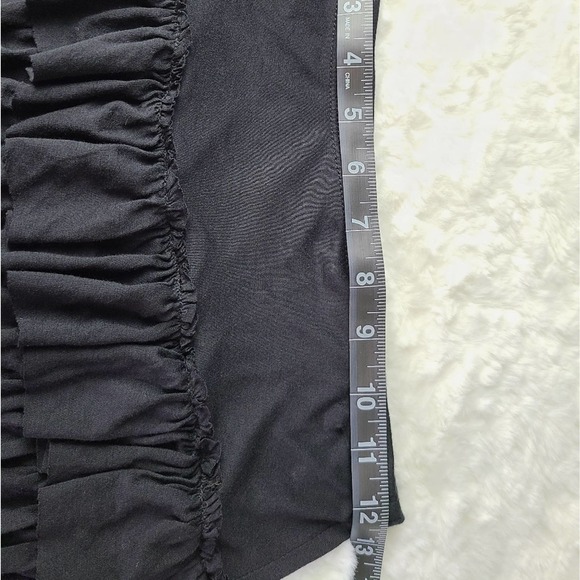 GRACE ELEMENTS | RUFFLE BLACK SKIRT - Picture 6 of 8